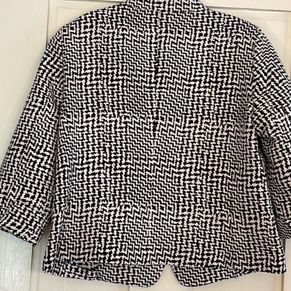 Max Mara cotton blend houndstooth jacket, size 10-12 - Picture 2 of 7